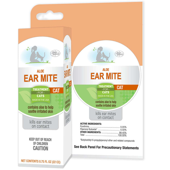 Healthy Promise Aloe Ear Mite Treatment For Cats, 0.75 oz - 39A1T - .75oz - 1