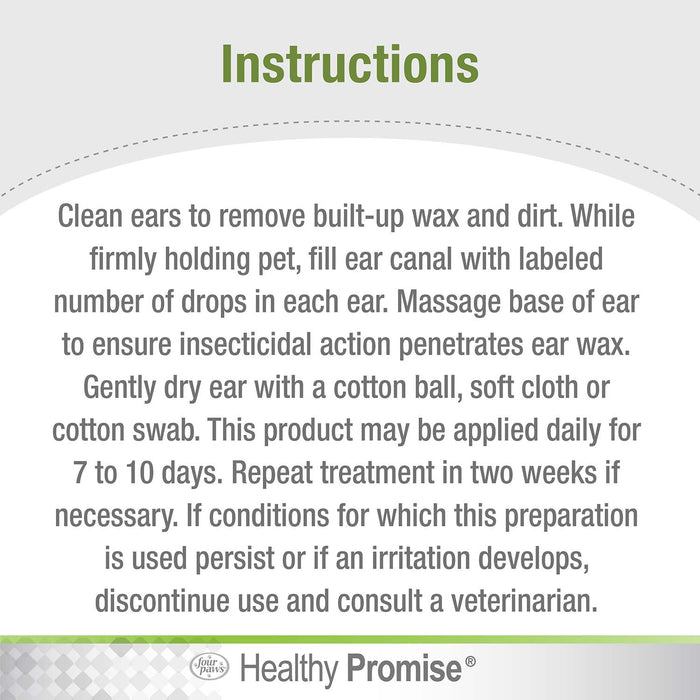Healthy Promise Aloe Ear Mite Treatment For Dogs, 0.75 oz - 39XD - .75oz - 5