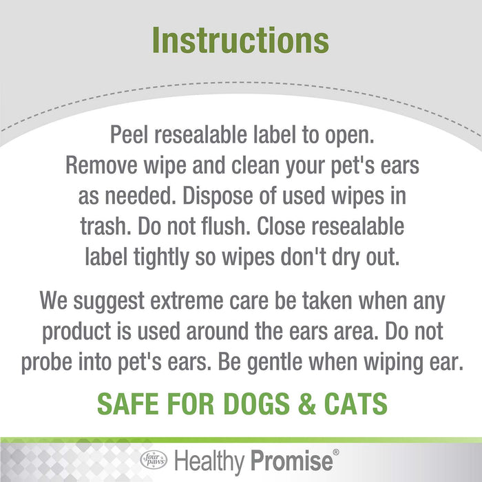 Healthy Promise Cat & Dog Ear Wipes, 35 ct - 39A1C - 35ct - 8