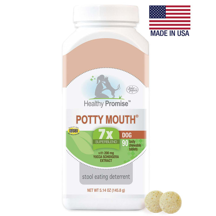 Healthy Promise Potty Mouth Tablets, Coprophagia Stool Eating Deterrent for Dogs, 90 ct - 39XF - 90ct - 3