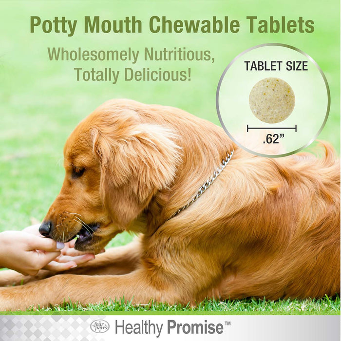 Healthy Promise Potty Mouth Tablets, Coprophagia Stool Eating Deterrent for Dogs, 90 ct - 39XF - 90ct - 4