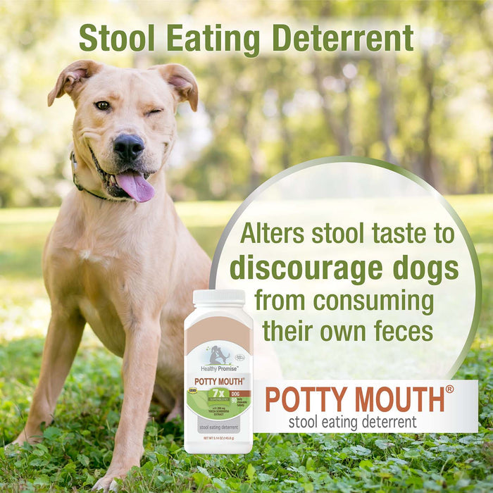 Healthy Promise Potty Mouth Tablets, Coprophagia Stool Eating Deterrent for Dogs, 90 ct - 39XF - 90ct - 6