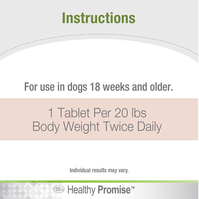 Healthy Promise Potty Mouth Tablets, Coprophagia Stool Eating Deterrent for Dogs, 90 ct - 39XF - 90ct - 7