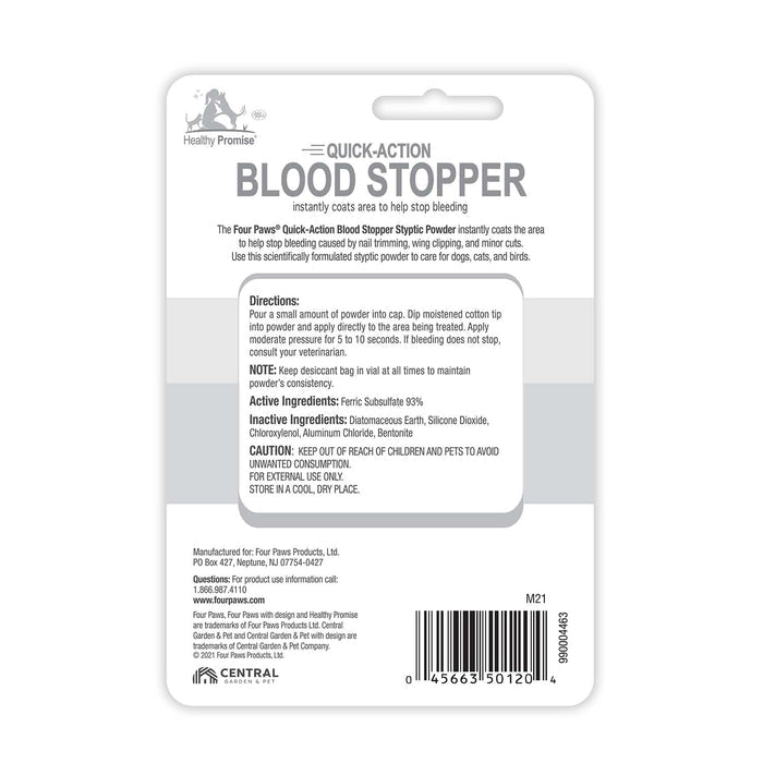 Healthy Promise Quick - Action Pet Blood Stopper Styptic, 0.5 oz - 39A19 - .5oz - 2
