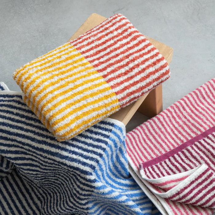 Hemp Stripe Towel | Blue
