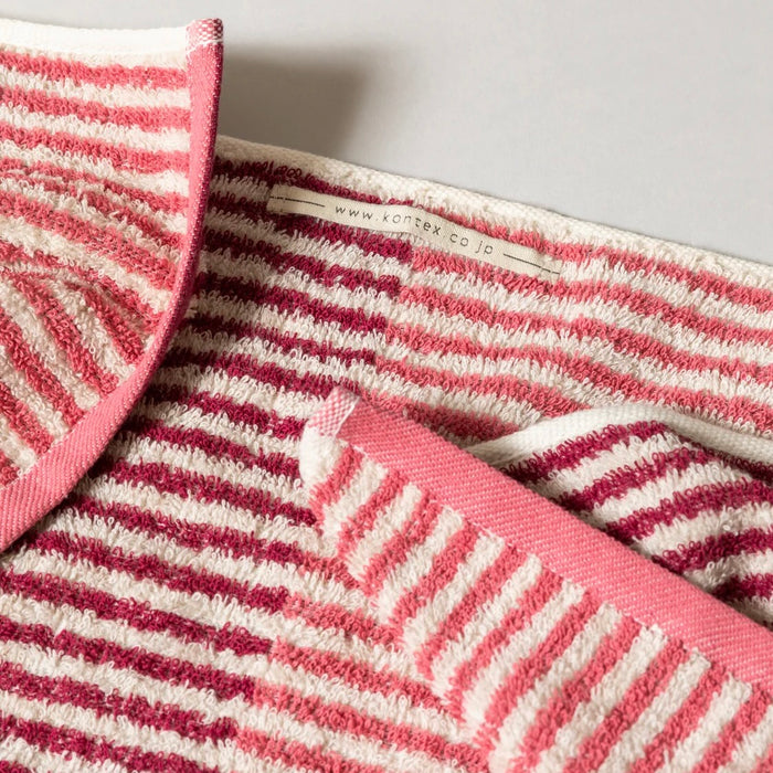 Hemp Stripe Towel | Pink