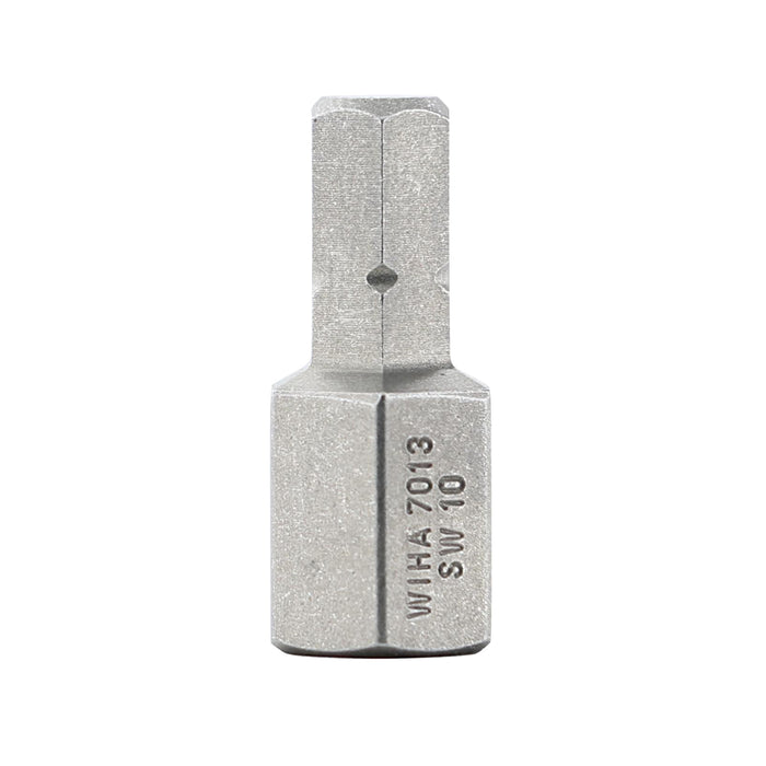 Wiha 71324 Hex Bit 10.0mm - 25mm - 10 Pack
