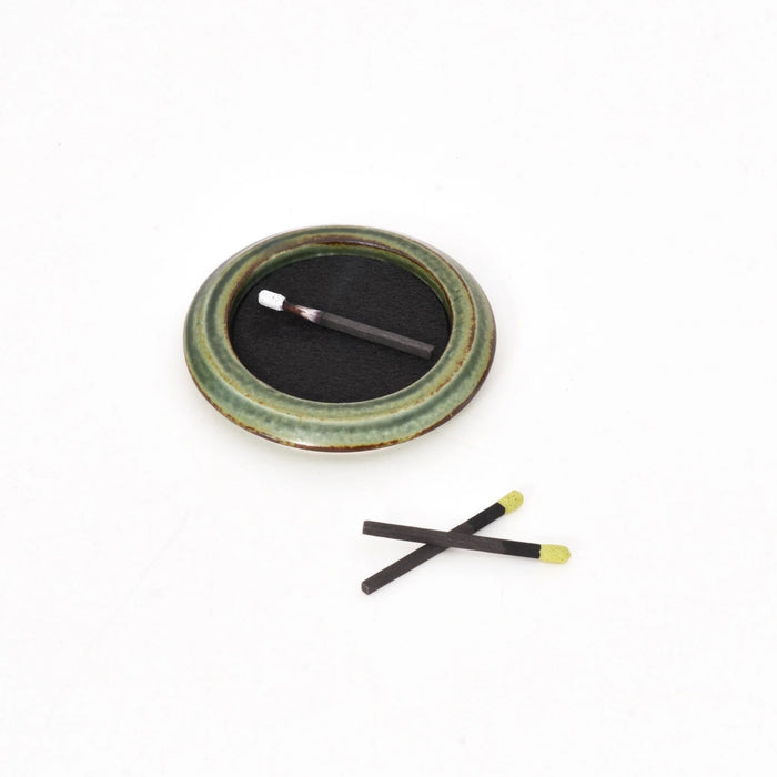 Hibi Match - Seto Incense Tray - Flower