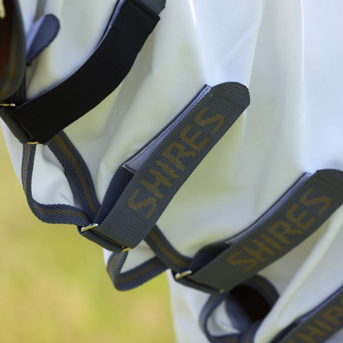 Highlander Plus Sweet - Itch Combo Horse Sheet, 600 Denier - SEP1GQ - White/Teal/Mustard - 69 in - 4