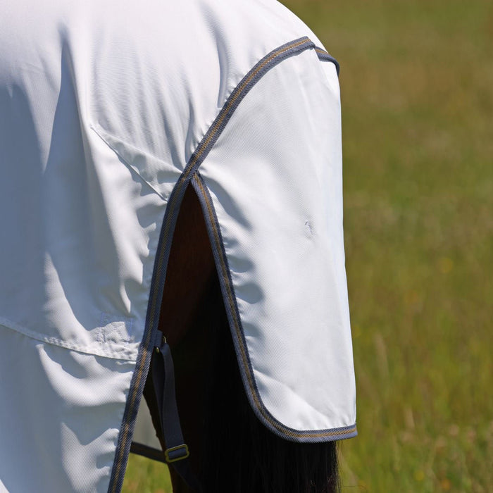 Highlander Plus Sweet - Itch Combo Horse Sheet, 600 Denier - SEP1GQ - White/Teal/Mustard - 69 in - 8