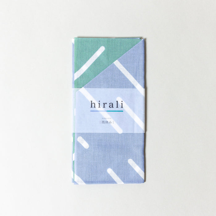 Hirali Tenugui - Resting Rain