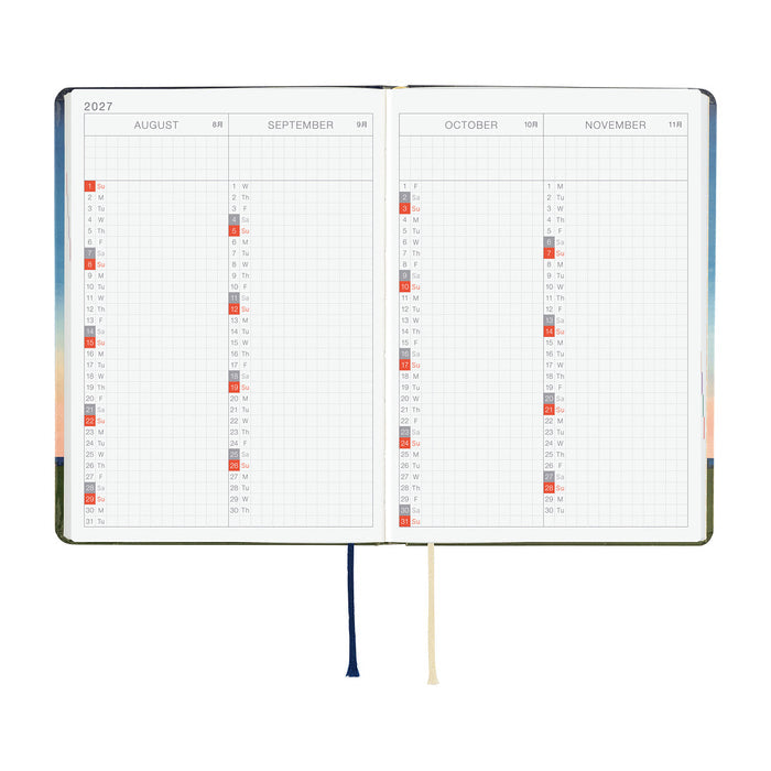 HOBONICHI 2027 | HON A6 | Hiroko Kubota: String Telephone Until the Moon is Full