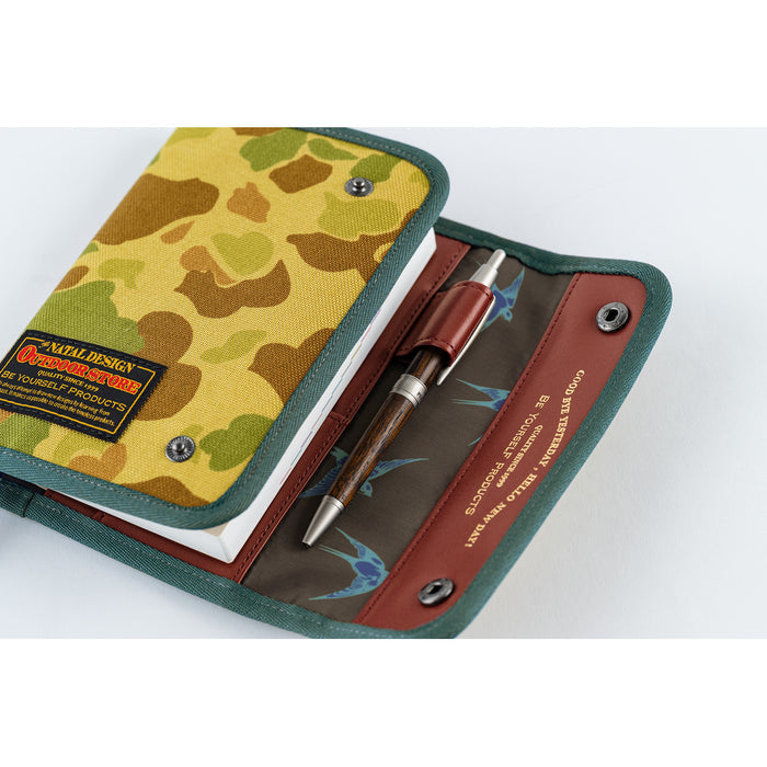 HOBONICHI 2027 | Original A6 Cover | NATAL DESIGN: Hello New Day! (Camo)