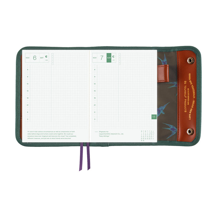 HOBONICHI 2027 | Original A6 Cover | NATAL DESIGN: Hello New Day! (Camo)