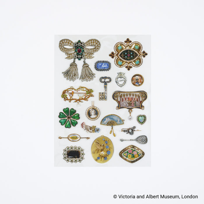 HOBONICHI 2027 | V&A Series: Almost Actual Size Jewelry Stickers