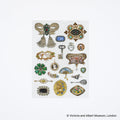 HOBONICHI 2027 | V&A Series: Almost Actual Size Jewelry Stickers