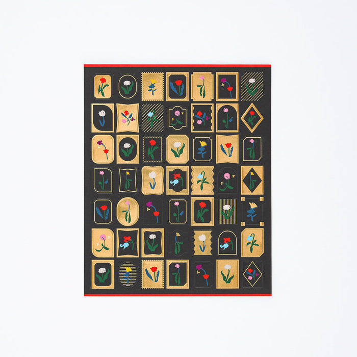HOBONICHI 2027 | Yoshie Watanabe: Foil-Stamped Stickers (Petit Bloom)