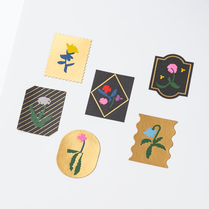 HOBONICHI 2027 | Yoshie Watanabe: Foil-Stamped Stickers (Petit Bloom)