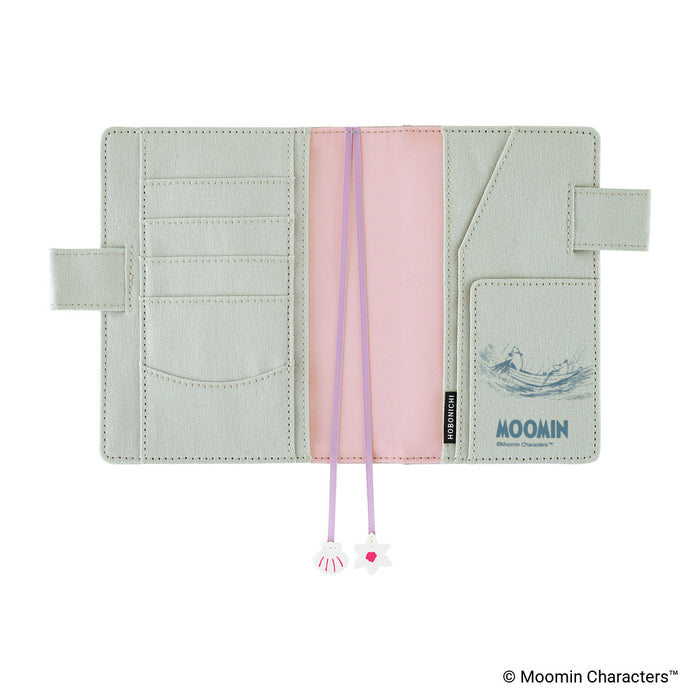 HOBONICHI | A6 Original Cover |  Moomin: My Yard (Pale Mint)