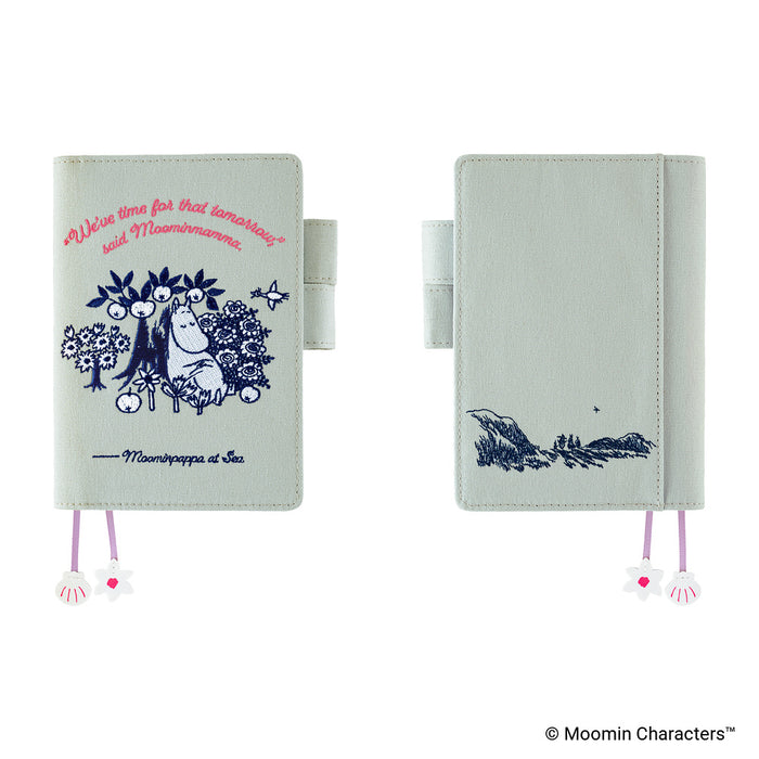 HOBONICHI | A6 Original Cover |  Moomin: My Yard (Pale Mint)