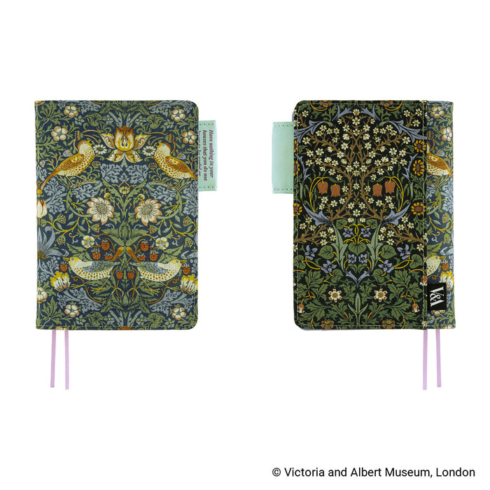 Hobonichi | A6 Original Cover | V&A Series: Strawberry Thief