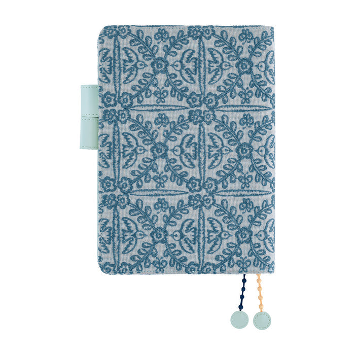 HOBONICHI | Cousin A5 Cover | mina perhonen: felice (Blue)