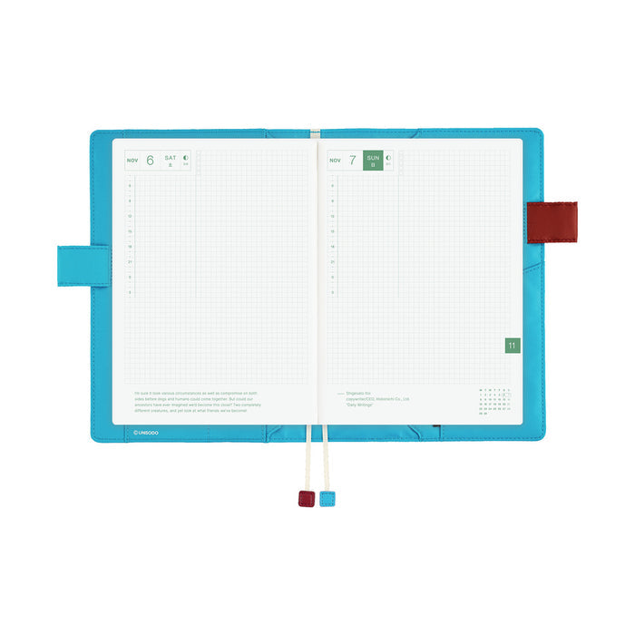 HOBONICHI | Cousin A5 Cover | Unsodo: Shin-Bijutsukai (Flower)