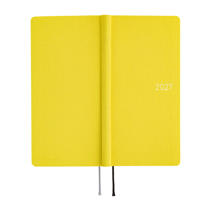 HOBONICHI TECHO 2027 | WEEKS | Canaria Yellow