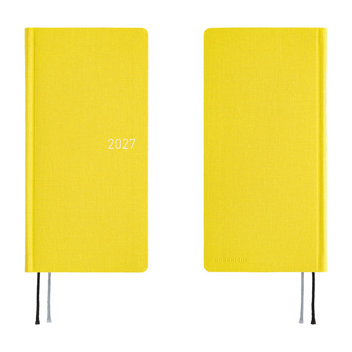 HOBONICHI TECHO 2027 | WEEKS | Canaria Yellow