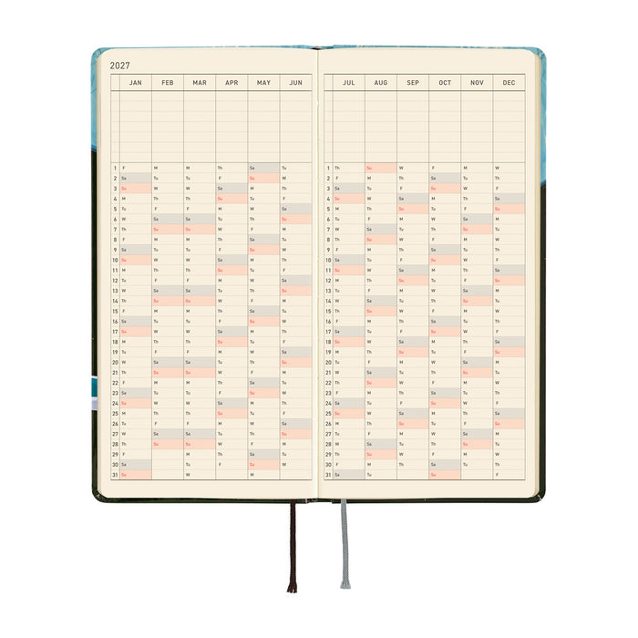 HOBONICHI TECHO 2027 | WEEKS | HIROKO KUBOTA:  Meteor Shower in the Light Blue Forest