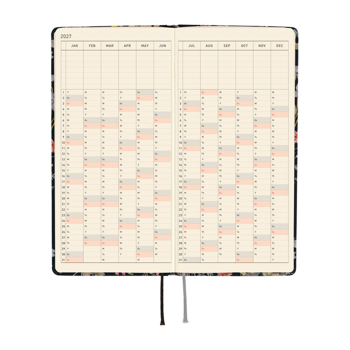 HOBONICHI TECHO 2027 | WEEKS | Liberty Fabrics : Floral Remedy