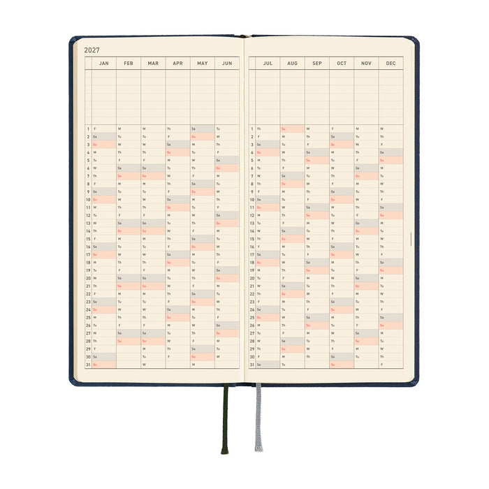 HOBONICHI TECHO 2027 | WEEKS | Midnight Blue