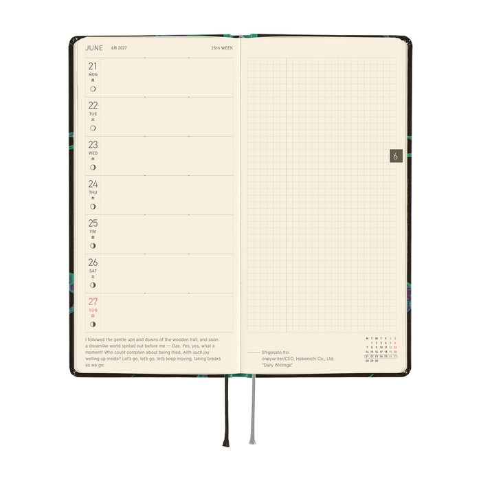 HOBONICHI TECHO 2027 | WEEKS | Natal Design: Lucky Swallow