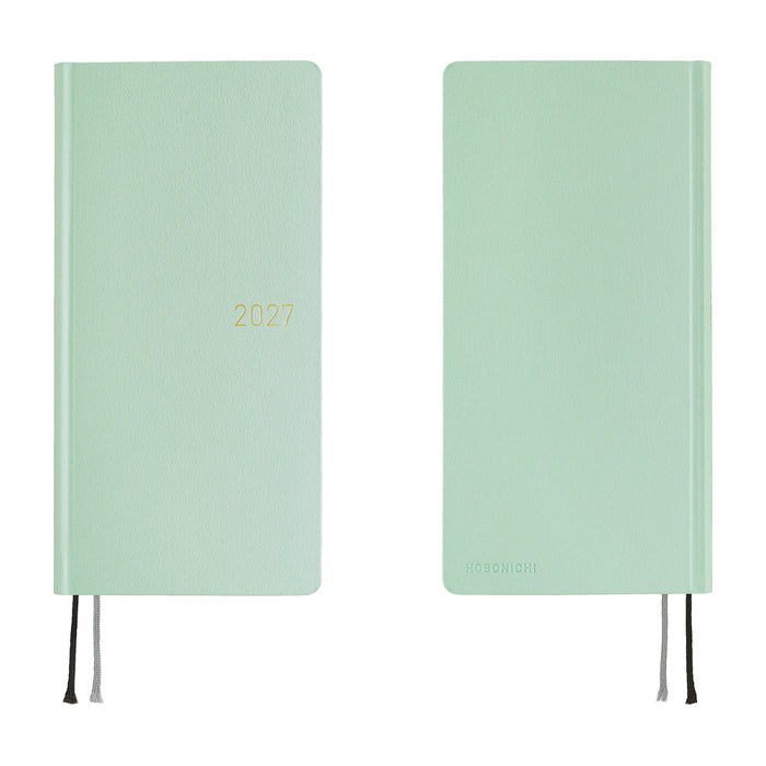 HOBONICHI TECHO 2027 | WEEKS | Paper Series: Frosty Jade