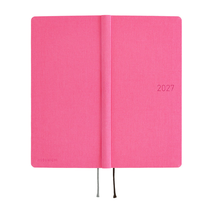 HOBONICHI TECHO 2027 | WEEKS | Sapphire Pink