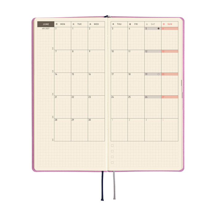 HOBONICHI TECHO 2027 | WEEKS | Smooth: Lavender Milk