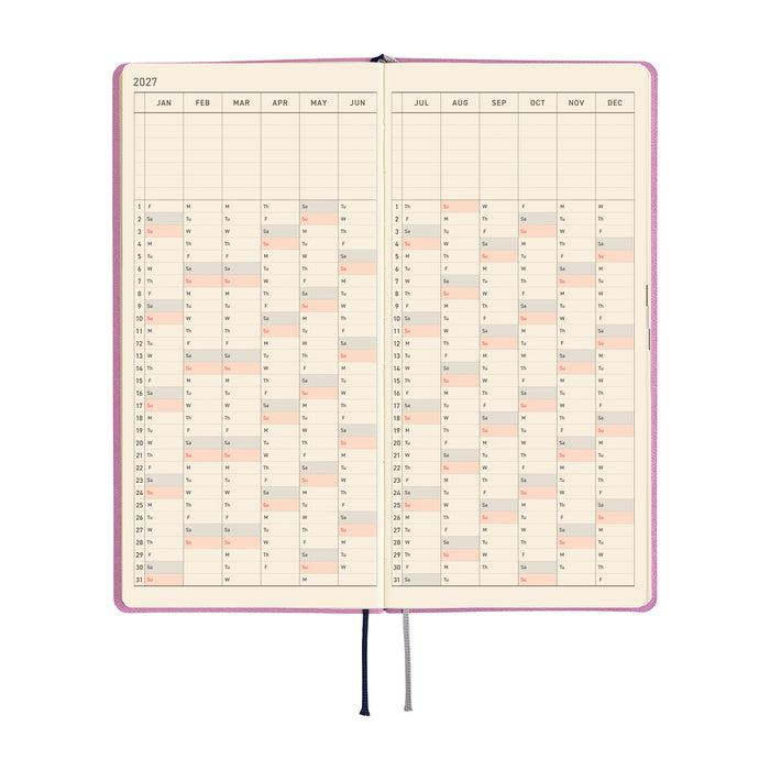 HOBONICHI TECHO 2027 | WEEKS | Smooth: Lavender Milk