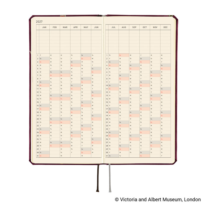 HOBONICHI TECHO 2027 | WEEKS | V&A Series: Welcome to the V&A