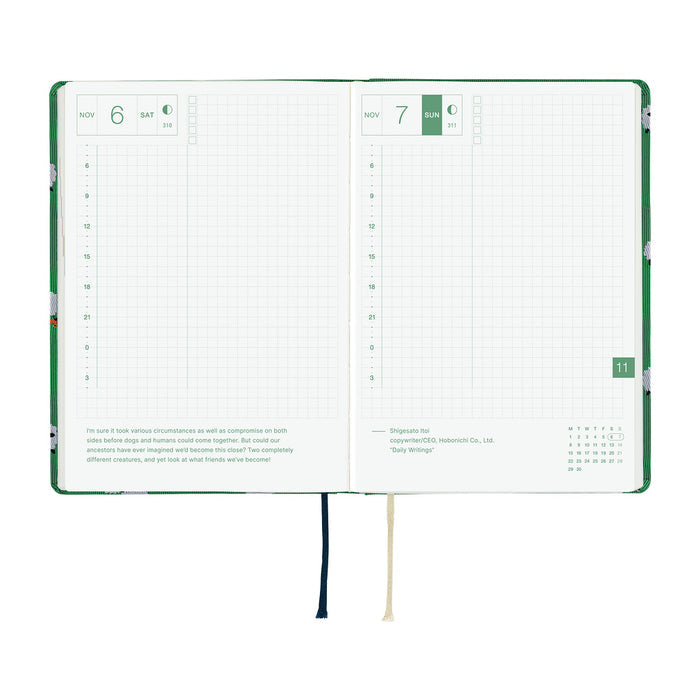 HOBONICHI TECHO HON 2027 | A6 |  Bow & Tie SHEEP