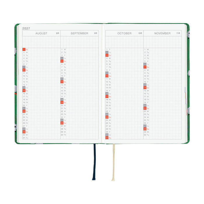 HOBONICHI TECHO HON 2027 | A6 |  Bow & Tie SHEEP