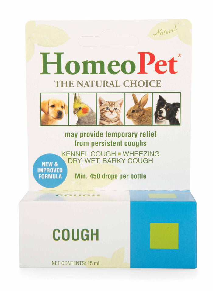 HomeoPet Cough Remedy for Pets, 15 mL - NVB1 - 1
