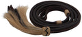 Horse Hair Over Under Whip, Dark Oil - BUF2A - 1