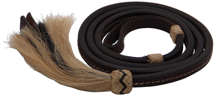 Horse Hair Over Under Whip, Dark Oil - BUF2A - 1