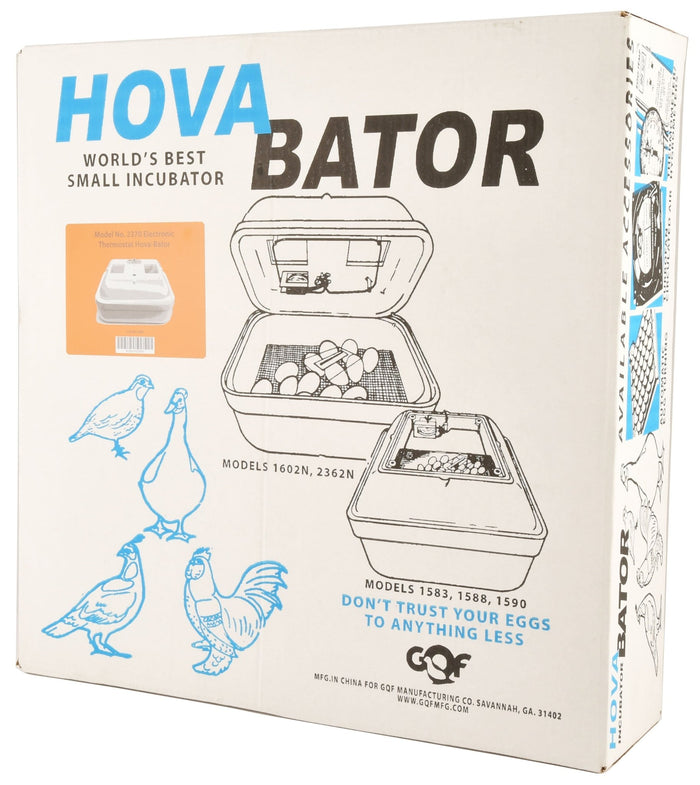 Hova - Bator Circulated Air Incubator with Electronic Thermostat - HV1A - 2