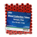 Ideal Blood Collection Vacuum Tubes, 100 ct - NE2T - Red - 3mL - 100 ct - 1