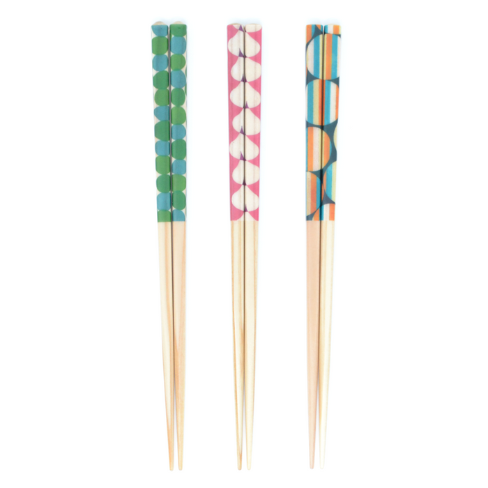 Ihana Pattern Chopsticks - Asst Colors