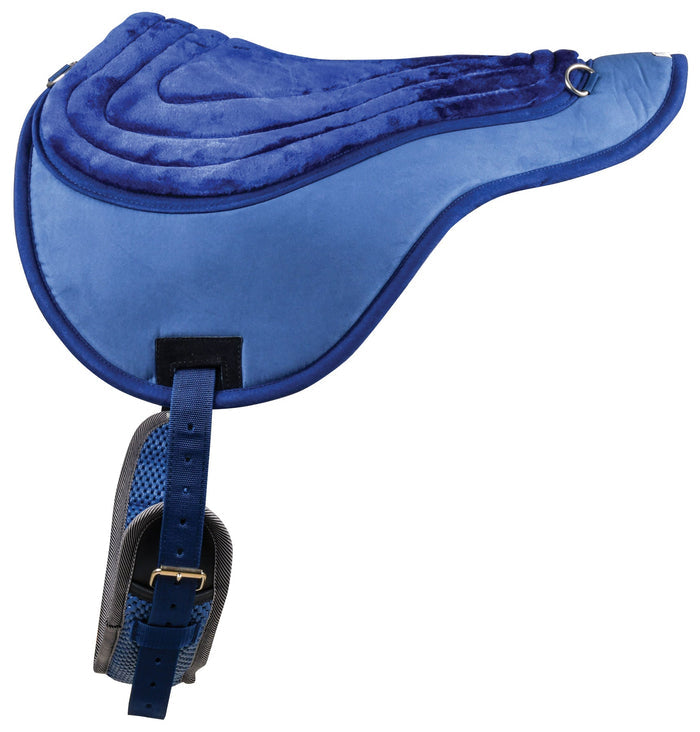 Intrepid International Comfort Plus Suede Bareback Pad - IPM1C - Navy Blue - 5