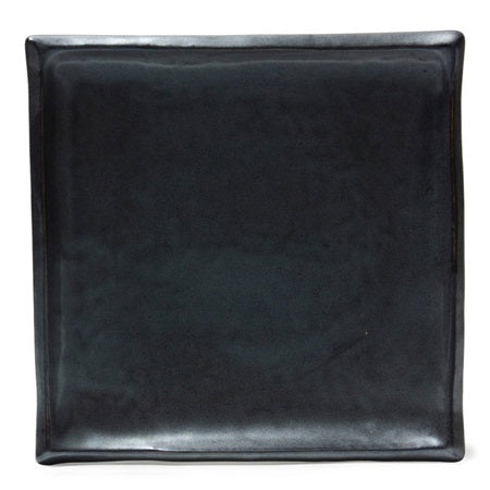 Iron Glaze 9” Square Plate