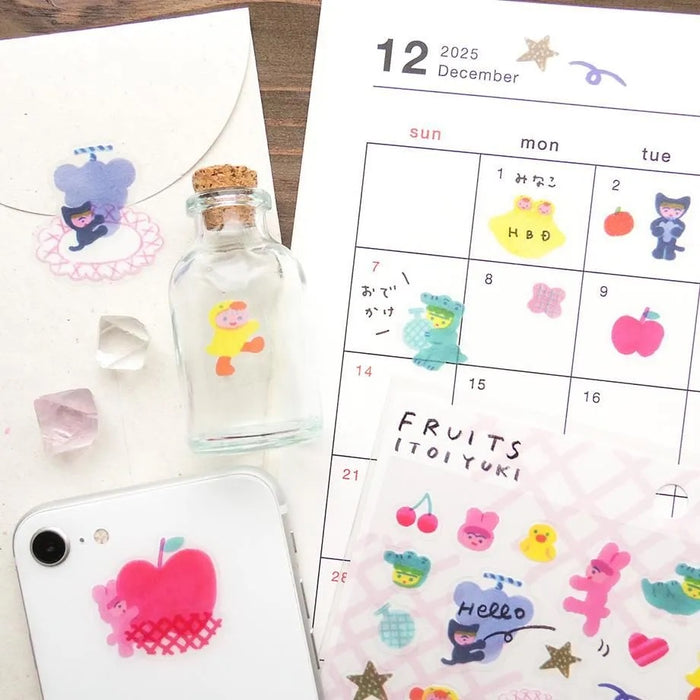 Itoi Yuki Fruits Stickers