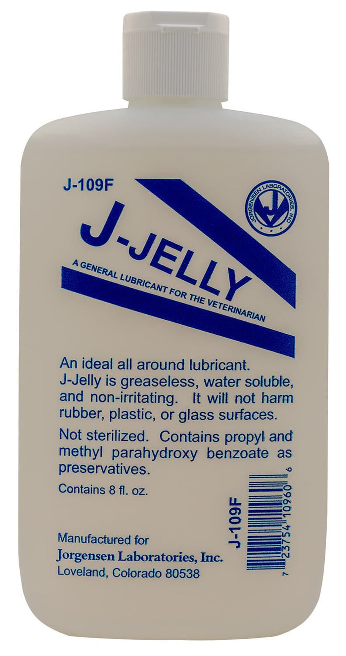 J - Jelly Lubricant for Veterinary Care - J3J1 - 8 oz - 2